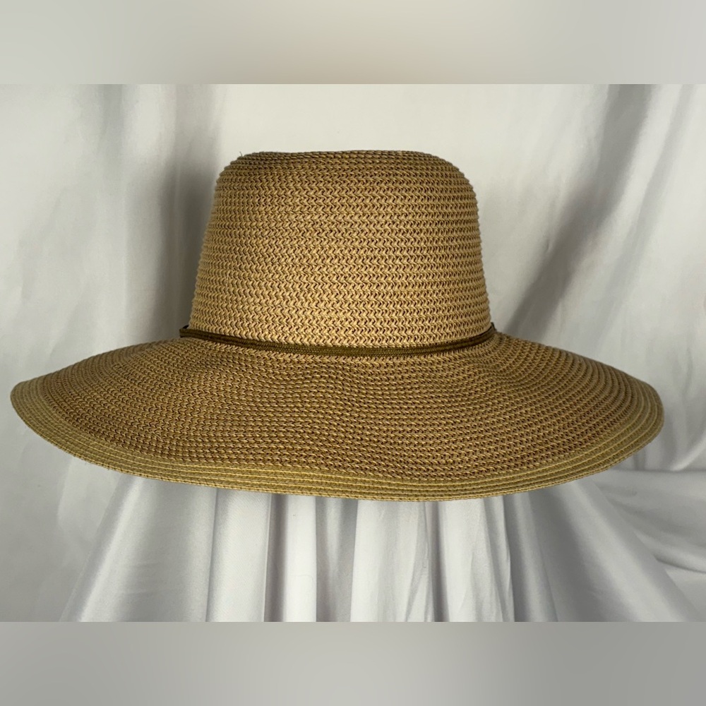 Midwest Tan & Brown Woven Sun Hat - Picture 2 of 10